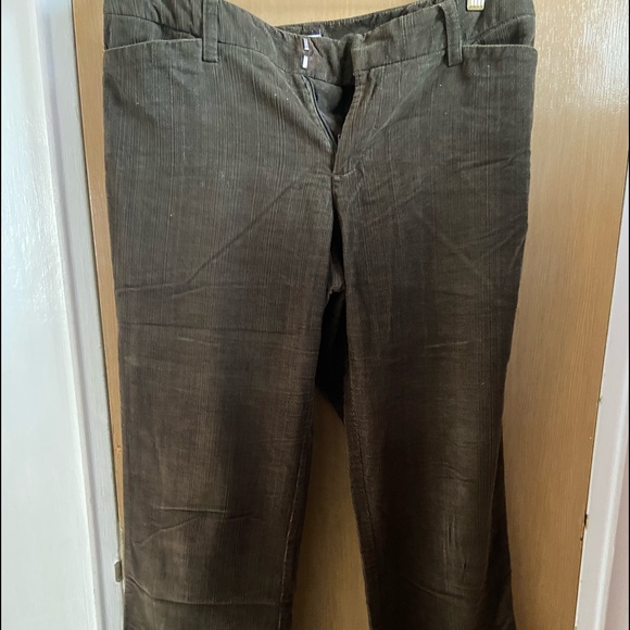 Greensih/Brown Wide Leg jeans - Picture 1 of 2